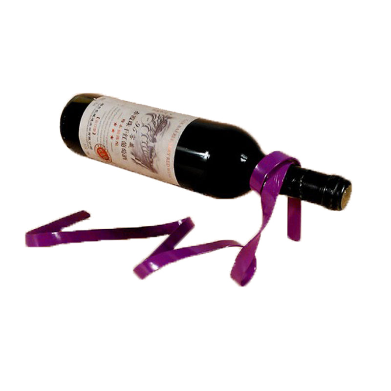 porte bouteille ruban violet